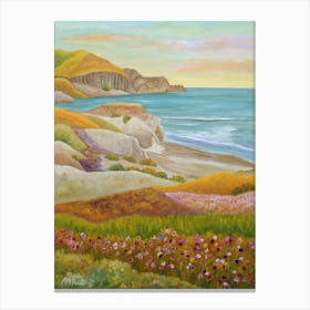 Prairie By The Sea Canvas Print