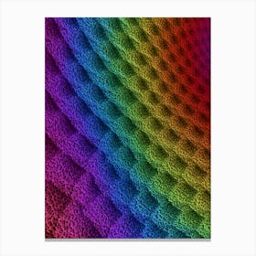 Rainbow Spiral Canvas Print