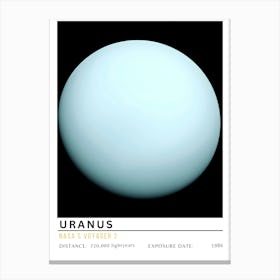 Uranus Canvas Print