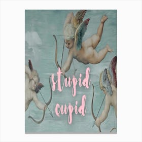 Stupid Cupid 1 Canvas Print