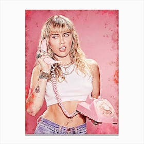 Miley Cyrus 11 Canvas Print