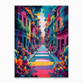 Colorful Street 2 Canvas Print