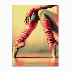 Pink Ballerina Canvas Print