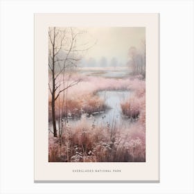 Dreamy Winter National Park Poster  Everglades National Park United States 4 Canvas Print