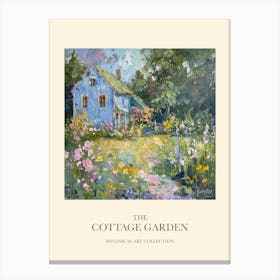 Flower Symphony Cottage Garden Poster 9 Canvas Print