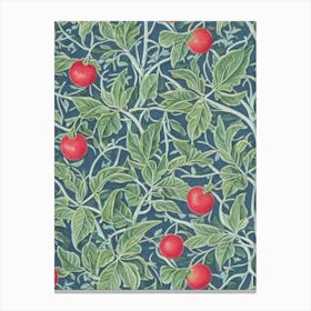 Barbados 2 Cherry Vintage Botanical Fruit Canvas Print