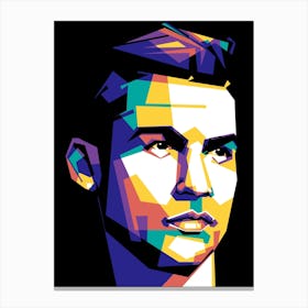 Christiano Ronaldo Wpap Canvas Print