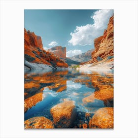 Nevada Canyons Canvas Print