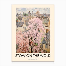 Stow On The Wold (Gloucestershire) Painting 6 Travel Poster Canvas Print