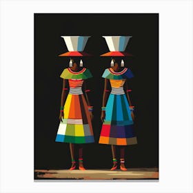 Two African Women 7 Canvas Print