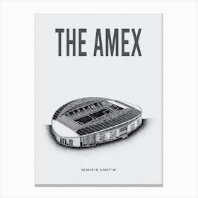 The Amex Stadium Brighton & Hove Albion Fc Stadium Canvas Print