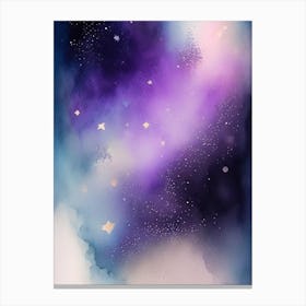 Dark Matter Gouache Space Canvas Print
