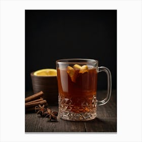 Tea In A Glass Canvas Print