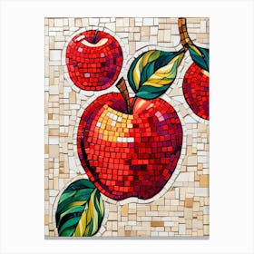 Apple Mosaic Canvas Print