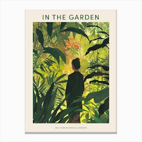 In The Garden Poster New York Botanical Gardens 3 Canvas Print