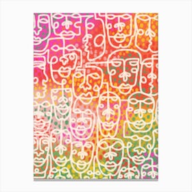 Rainbow Tribe Canvas Print