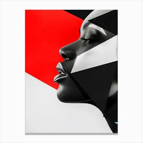 Abstract Portrait Of A Woman 1 Canvas Print