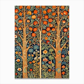 William Morris Tapestry Of Trees Canvas Print