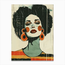 Afro Girl 53 Canvas Print