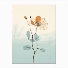 Flower On A Branch Canvas Print