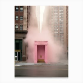 Pink Door 1 Canvas Print