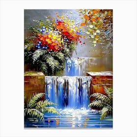 Waterfall Painting 7 Canvas Print