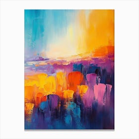 Abstract Painting Colorful 1 Canvas Print