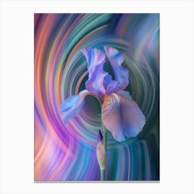 Futuristic Iris Canvas Print