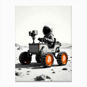 Bitcoin Rover 1 Canvas Print