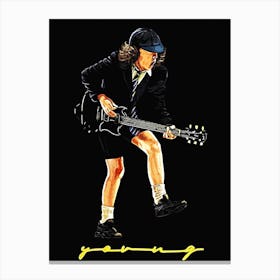 angus Young acdc 1 Canvas Print