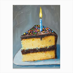 Birthday Cake 5 Canvas Print