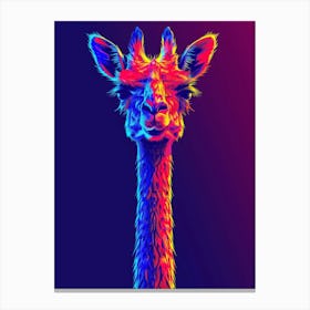 Giraffe Art Canvas Print