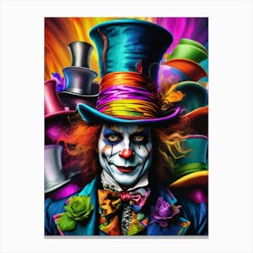 Colorful Madhatter #2 Canvas Print