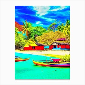 Moyo Island Indonesia Pop Art Photography Tropical Destination Canvas Print