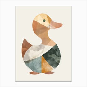 Charming Nursery Kids Animals Duck 4 Canvas Print