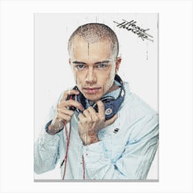 Headhunterz Dj Music Canvas Print