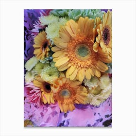 Gerbera Bouquet Canvas Print