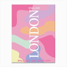 London Wall Art Canvas Print