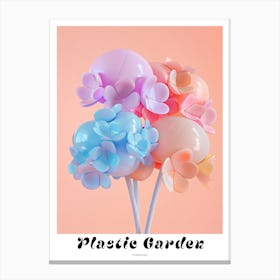 Dreamy Inflatable Flowers Poster Hydrangea 3 Canvas Print