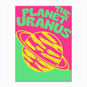 The Planet Uranus Canvas Print