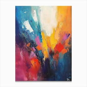 Abstract Painting Colorful Background Canvas Print