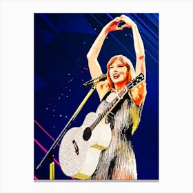 Art Of Taylor Canvas Print