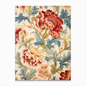 Floral Wallpaper 28 Canvas Print