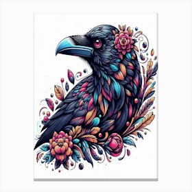 Crow ca Canvas Print