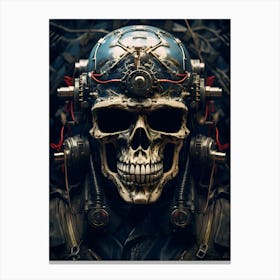 Steampunk Skull Canvas Print