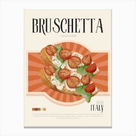 Bruschetta 1 Canvas Print