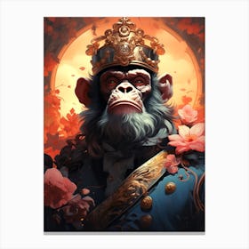 King Of Monkeys Canvas Print