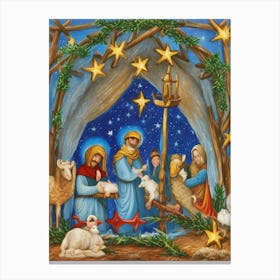 Nativity Scene 27 Canvas Print