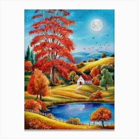 Autumn Landscape Canvas Print