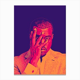 Kanye West Rapper music Rap Hip hop 1 Canvas Print